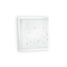 LAMPADA PLAFONIERA OCEAN PL2 TRASPARENTE - IDEAL LUX 081434 product photo
