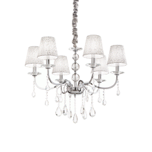 LAMPADA SOSPENSIONE PANTHEON SP6 CROMO - IDEAL LUX 088051 product photo
