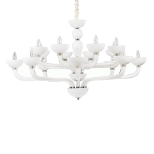 LAMPADA SOSPENSIONE CASANOVA SP1 6 BIANCO - IDEAL LUX 094120 product photo