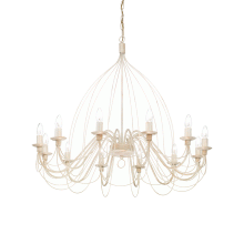 LAMPADA SOSPENSIONE CORTESP1 2 BIANCO ANTICO - IDEAL LUX 097664 product photo