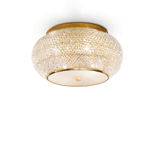 LAMPADA PLAFONIERA PASHA ' PL6 ORO - IDEAL LUX 100807 product photo