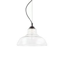 LAMPADA SOSPENSIONE BISTRO ' SP1 PLATE TRASPARENTE - IDEAL LUX 112336 product photo