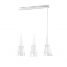 LAMPADARIO SOSPENSIONE CONOSB3 BIANCO - IDEAL LUX 112381 product photo