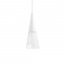 LAMPADARIO SOSPENSIONE CONO SP1 BIANCO - IDEAL LUX 112459 product photo