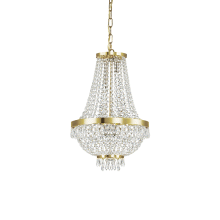 LAMPADA SOSPENSIONE CAESAR SP6 ORO - IDEAL LUX 114729 product photo