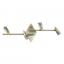 FARETTISOFFITTO ALFA PL4 BRUNITO - IDEAL LUX 119830 product photo