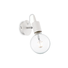 LAMPADA APPLIQUE EDISON AP1 BIANCO - IDEAL LUX 138374 product photo