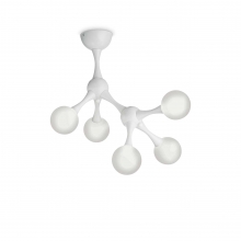 PLAFONIERA NODINO PL5 BIANCO - IDEAL LUX 149615 product photo