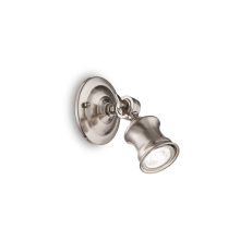 LAMPADA APPLIQUE BARBER AP1 NICKEL - IDEAL LUX 160016 product photo