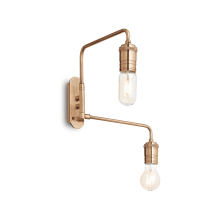 LAMPADA APPLIQUE TRIUMPH AP2 OTTONE ANTICO - IDEAL LUX 160245 product photo