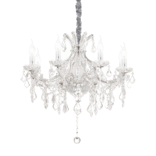 LAMPADA SOSPENSIONE NAPOLEON SP8 CROMO - IDEAL LUX 167244 product photo