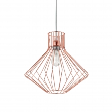 LAMPADARIO SOSPENSIONE AMPOLLA - 4 SP1 RAME - IDEAL LUX 167503 product photo