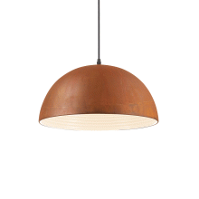 LAMPADA SOSPENSIONE FOLK SP1 D40 CORTEN - IDEAL LUX 174211 product photo