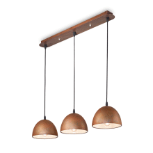 LAMPADA SOSPENSIONE FOLK SP3 CORTEN - IDEAL LUX 174235 product photo