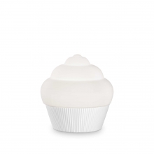 LAMPADA DA TAVOLO CUPCAKE TL1 BIANCO - IDEAL LUX 194417 product photo