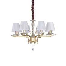 LAMPADA SOSPENSIONE PEGASO SP8 OTTONESATINATO - IDEAL LUX 197739 product photo