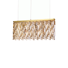 LAMPADA SOSPENSIONE ELISIR SP6 OTTONE - IDEAL LUX 200064 product photo