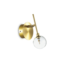 LAMPADA APPLIQUE MARACAS AP1 OTTONE ANTICO - IDEAL LUX 200330 product photo