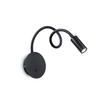 LAMPADA APPLIQUE FOCUS - 2AP NERO - IDEAL LUX 203195 product photo