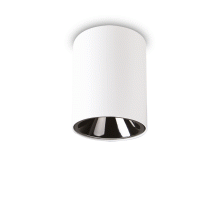 LAMPADA PLAFONIERA NITRO PL1 5WROUND BIANCO - IDEAL LUX 205977 product photo