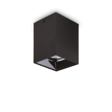 LAMPADA PLAFONIERA NITRO PL1 5WSQUARE NERO - IDEAL LUX 206028 product photo