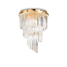 LAMPADA PLAFONIERA CARLTON PL1 2OTTONE - IDEAL LUX 213507 product photo
