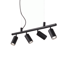 LAMPADA SOSPENSIONE DYNAMITE SP4 NERO - IDEAL LUX 231341 product photo