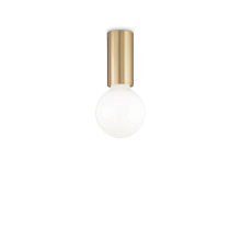 LAMPADA PLAFONIERA PETIT PL1 OTTONESATINATO - IDEAL LUX 233031 product photo