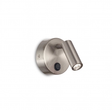 LAMPADA DA PARETE APPLIQUE PAGEAPROUND NICKEL - IDEAL LUX 233673 product photo