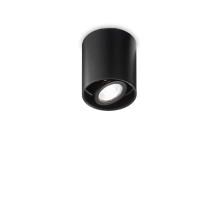 LAMPADA PLAFONIERA MOOD PL1 D09ROUND NERO - IDEAL LUX 243924 product photo