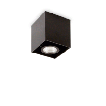LAMPADA PLAFONIERA MOOD PL1 D09SQUARE NERO - IDEAL LUX 243948 product photo