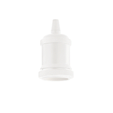 PORTA LAMPADA E27GHIERA BIANCO LAMPADA - IDEAL LUX 249186 product photo