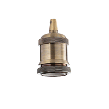 PORTA LAMPADA E27GHIERAOTTONE BRUNITO LAMPADA - IDEAL LUX 249216 product photo