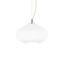 LAMPADA SOSPENSIONE PLISSE ' SP1 D25 CROMO - IDEAL LUX 264509 product photo