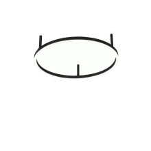LAMPADA PLAFONIERA ORACLESLIMPLD050ROUND NERO 3000K - IDEAL LUX 265988 product photo