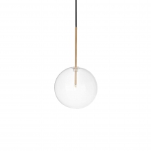 LAMPADA SOSPENSIONIEQUINOZIO SP1 D20 OTTONE - IDEAL LUX 277387 product photo