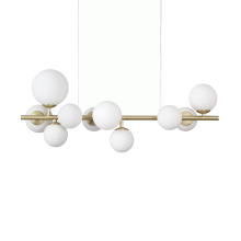 LAMPADA SOSPENSIONE PERLAGE SP1 0OTTONESATINATO - IDEAL LUX 283791 product photo