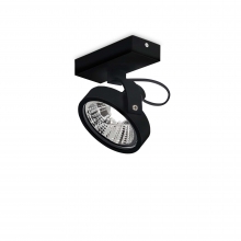 LAMPADA DASOFFITTOKONIG PL1 NERO GU10MAX1X50W - IDEAL LUX 284859 product photo