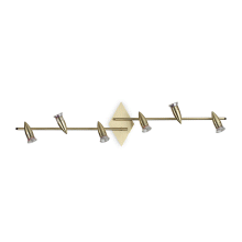 LAMPADA PLAFONIERA ALFA PL6 OTTONESATINATO - IDEAL LUX 287805 product photo