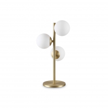 LAMPADA DA TAVOLO PERLAGETL3TRELUCI METALLO OTTONE - IDEAL LUX 292472 product photo