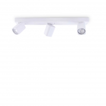 PLAFONIERA RUDY PL3 SQUARE BIANCO - IDEAL LUX 294810 product photo