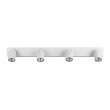 PLAFONIERA RUDY PL4 SQUARE BIANCO - IDEAL LUX 294827 product photo