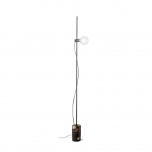 LAMPADA DA TERRA EVA PT1 NERO - IDEAL LUX 295213 product photo