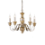 LAMPADA SOSPENSIONE FIRENZE SP5 ORO ANTICO - IDEAL LUX 020822 product photo Photo 01 2XS