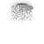 LAMPADA PLAFONIERA NEVE PL1 2 CROMO - IDEAL LUX 022239 product photo Photo 01 2XS
