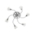 PLAFONIERA TENDER PL6 TRASPARENTE - IDEAL LUX 028699 product photo Photo 01 2XS