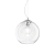LAMPADA SOSPENSIONE NEMO SP1 D30 TRASPARENTE - IDEAL LUX 052809 product photo Photo 01 2XS