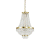 LAMPADA SOSPENSIONE CAESAR SP6 ORO - IDEAL LUX 114729 product photo Photo 01 2XS