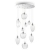 LAMPADARIO SOSPENSIONE BACO SP1 0 CROMO - IDEAL LUX 199795 product photo Photo 01 2XS