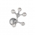 LAMPADA DA PARETE APPLIQUE NODI CROMO AP5 - IDEAL LUX 200477 product photo Photo 01 2XS